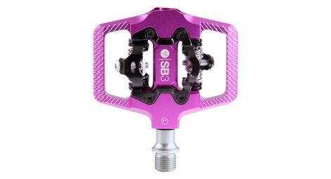 Paire de pédales automatiques sb3 kroma violet