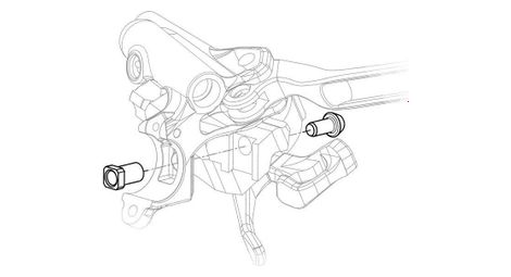 Adaptateur trp pour shifter i spec ii droite