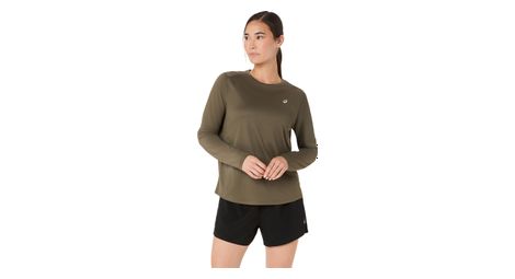 Asics Core Langarm-Shirt für Damen in Khaki
