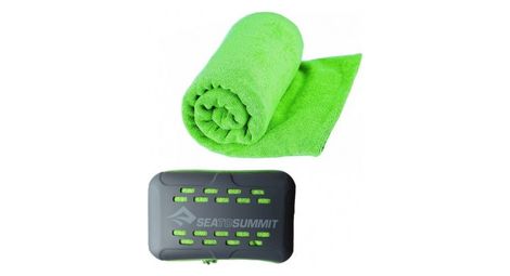 Serviette microfibre s 40x80 tek towel sea to summit verte