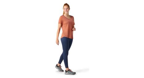 Baselayer manches courtes femme smartwool merino sort120v orange