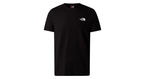 T shirt manches courtes the north face collage noir