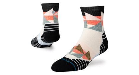 Chaussettes stance performance tri wool mid quarter blanc / multicolore