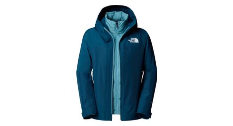 Chaqueta 3 en 1 the north face mountain light triclimate para mujer azul
