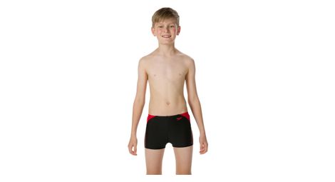 Maillot de bain garcon speedo e10 boom splice noir rouge