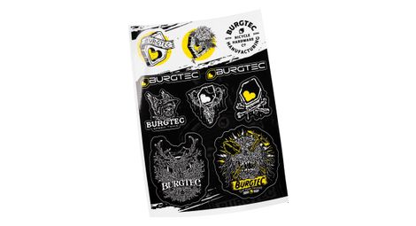 Stickerbogen Burgtec Stamps Stickers