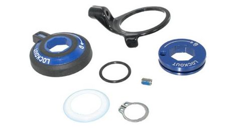 Kit de perilla de amortiguador de compresión de horquilla rockshox para xc32 / recon silver