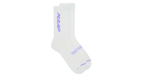 Chaussettes maap emerge blanc violet