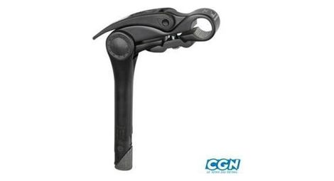 Potence reglable plongeur d22 2 alu noir ouvrable 0 a 70 cintre 25 4