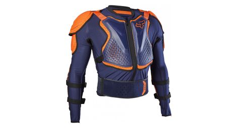 Veste protection fox titan sport bleu orange