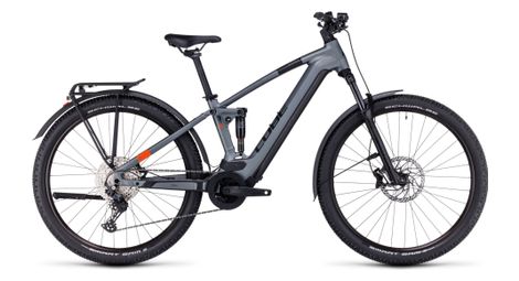 Cube stereo hybrid 120 pro 750 allroad electric full suspension mtb shimano deore 12s 750 wh 27.5'' flash grey 2023