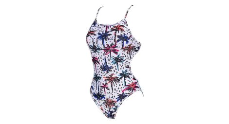 Maillot de bain une-piece arena pandas reversible challenge noir multicouleur