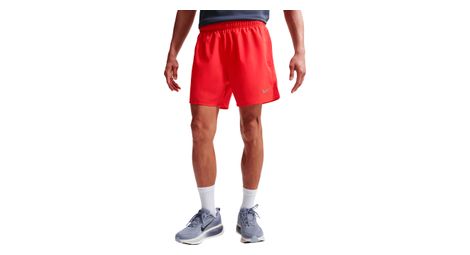 Short Nike Challenger 5in Rouge Homme