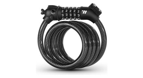 Câble antivol pour vélo avec combinaison à 4 chiffres pour vélo de route VTT