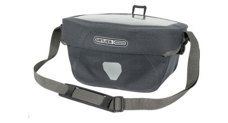 Ortlieb ultimate six urban handlebar bag 5l grey pepper