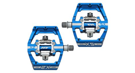 Pedali ht clipless x2 sx blu