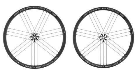 Par de ruedas sin cámara campagnolo scirocco disc | 12 / 15x100 - 12x142 / 135mm | centerlock shimano / sram/sram