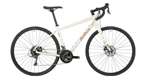 Gravel bike salsa journeyer shimano claris 8v 700mm beige