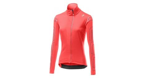 Castelli women's transition pink jacket