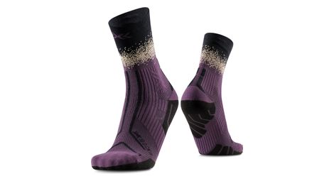 Chaussettes X-Socks Trailrun Terraskin Perform Crew Violet/Noir