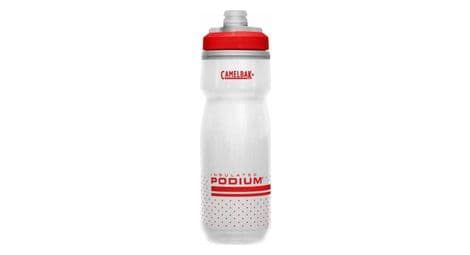 Camelbak podium chill 0.6l white / red insulated bottle