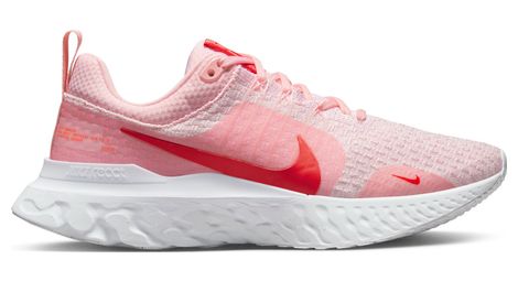 Nike react infinity run flyknit 3 scarpe da donna rosa