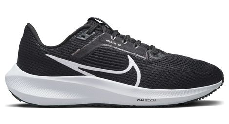 Nike air zoom pegasus 40 black white women's running shoes