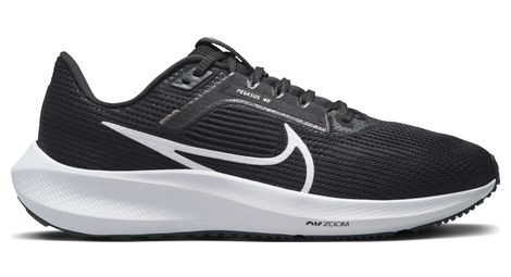 Chaussures de running femme nike air zoom pegasus 40 noir blanc