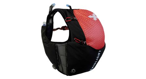 Sac a dos raidlight responsiv 12l femme hibiscus rouge noir