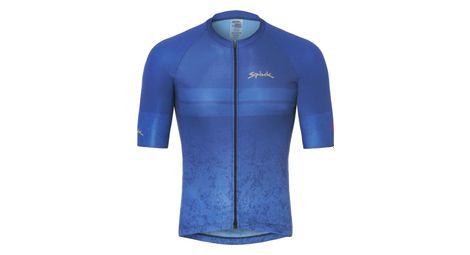 Maillot manches courtes all terrain gravel homme bleu m