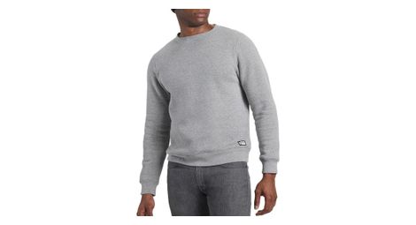 Haut à manches longues chrome issued fleece crew gris