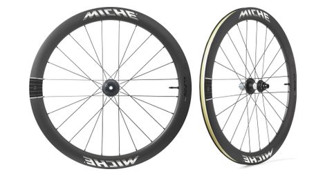miche kleos rd 50 700 mm wheelset 12x100 12x142 mm center lock team edition