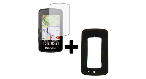 Pack protection bryton rider 750 se avec coque silicone + film de protection écran