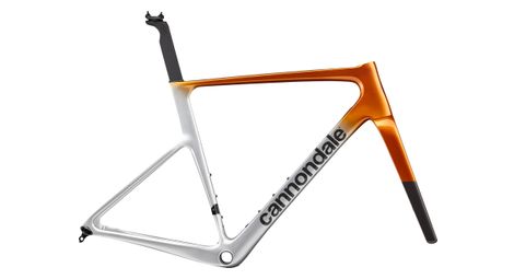 Cannondale SuperSix EVO Hi-MOD Rahmenset Orange/Silber/Schwarz