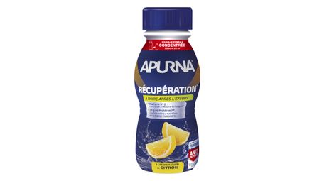 Apurna boisson de récupération citron bouteille 200ml