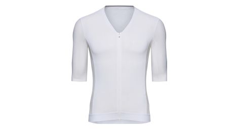 Maillot Manches Courtes Poc Raceday Blanc Homme