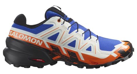 Chaussures de Trail Salomon Speedcross 6 Bleu Orange Noir Homme