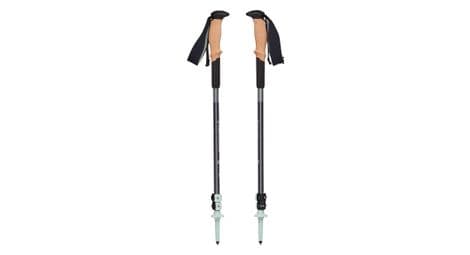 Black diamond pursuit shock bastones de senderismo negro/verde