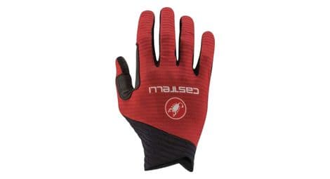 Castelli cw 6.1 guantes largos ilimitados rojo