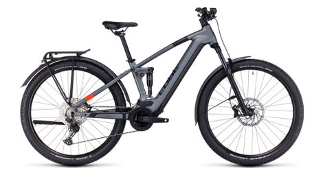 Cube stereo hybrid 120 pro 625 allroad electric full suspension mtb shimano deore 12s 625 wh 27.5'' flash grey 2023