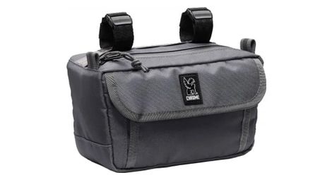 Bolsa de manillar holmancromada gris 3