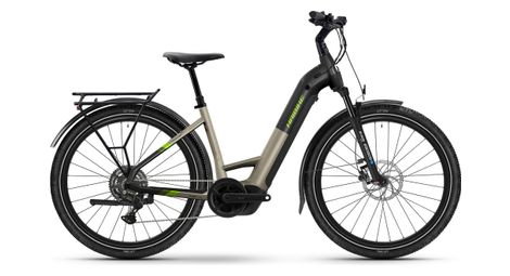VTC Électrique Haibike Trekking 4 Low Shimano Cues 10V 27.5'' 600Wh Beige/Noir 2026