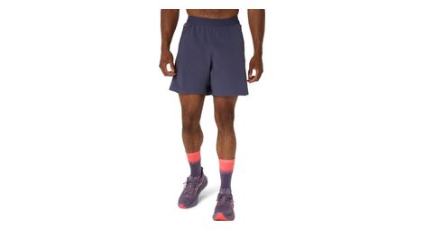 Asics Road Shorts 7in Violet Homme