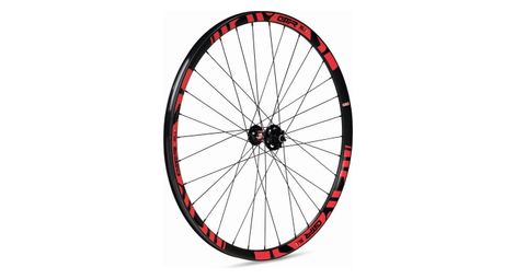 Gurpil 29'' GTR SL20 Tubeless Ready Vorderrad | 9x100 / 15x100mm | 6 Löcher | Schwarz Rot
