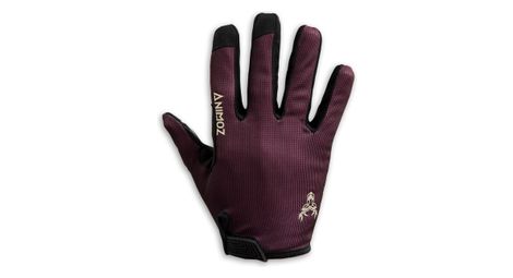 Gants animoz wild bordeaux