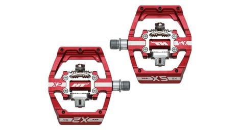Pedales ht clipless x2 sx red