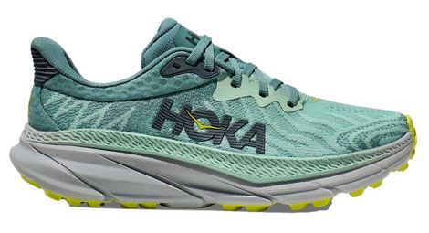 Chaussures de Trail Running Femme Hoka Challenger 7 Wide Vert Jaune