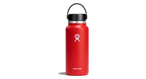 Hydro flask 946 ml mondstukfles rood