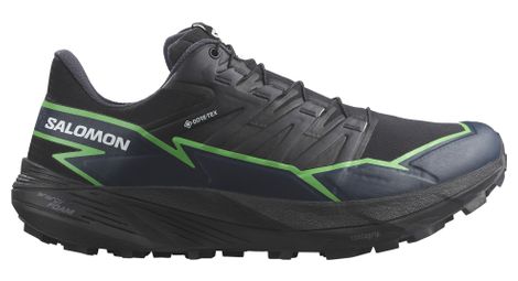 Salomon thundercross gore-tex trail shoes black/green 45.1/3