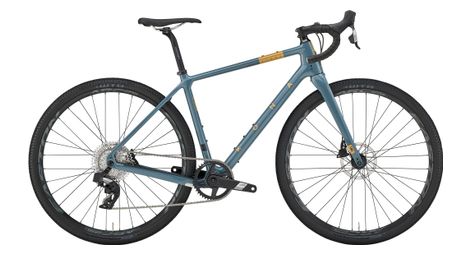 kona libre cr gravel bike with sram apex xplr axs 12 speed 700 mm blue gold 2026